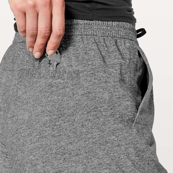 NEW Lululemon Spring Break Away Short *4-way Stretch 3" Heather Lux Mult Black 4 - Picture 3 of 4